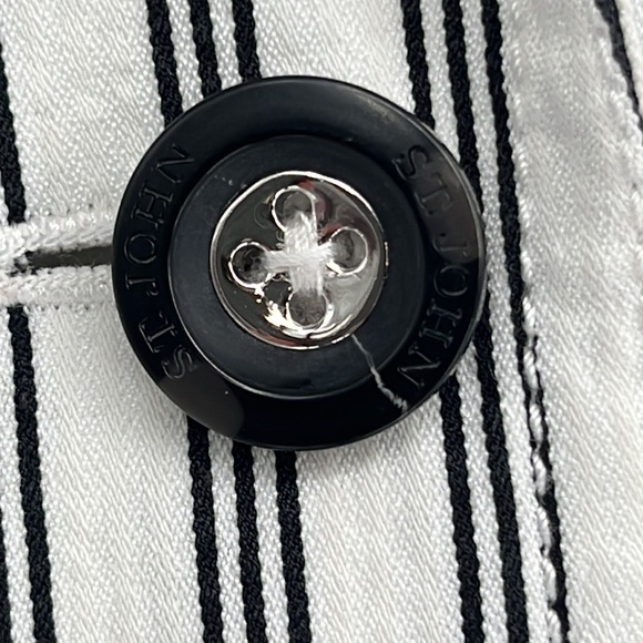 ✨VINTAGE✨St. John Sport Stretch Cotton Blazer, Size P - Picture 5 of 7